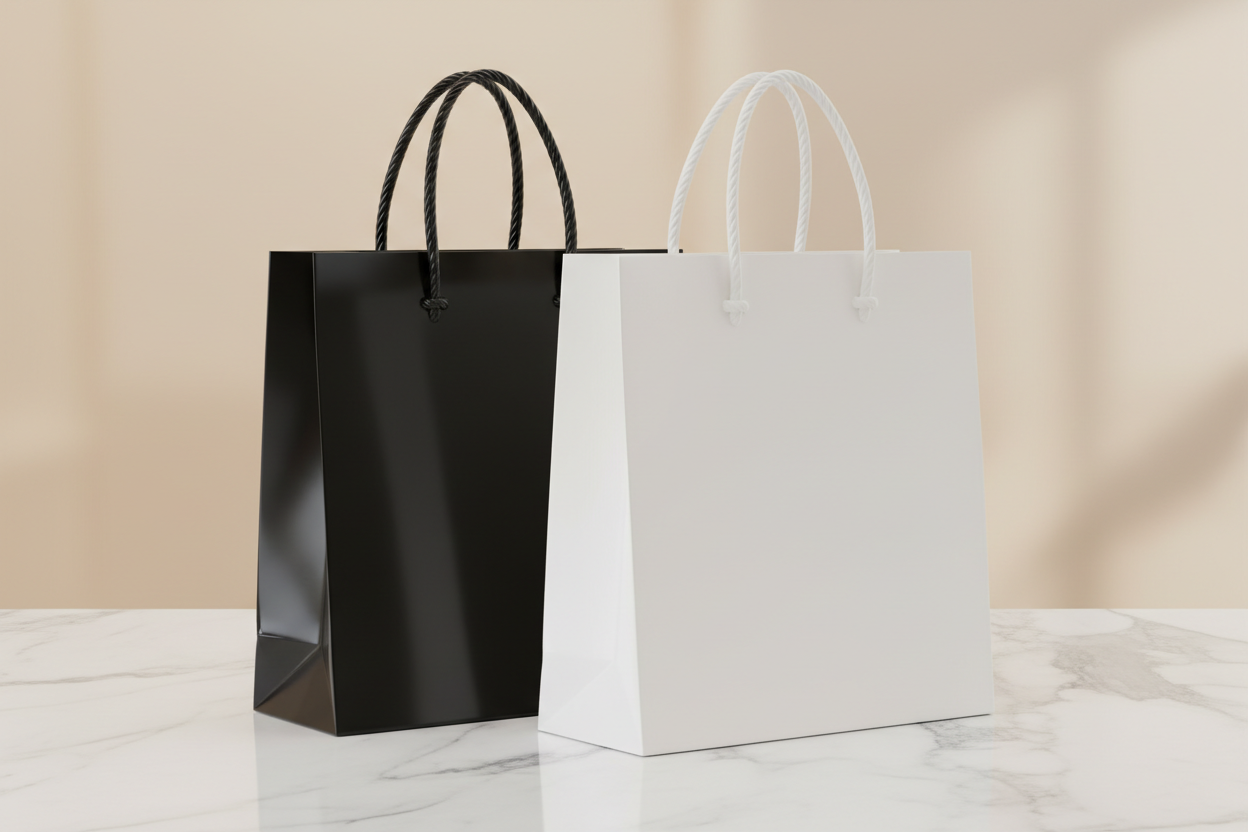 Premium Unbranded Shopping Bags